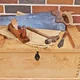 Wooden Tool Chest and Hand Tools